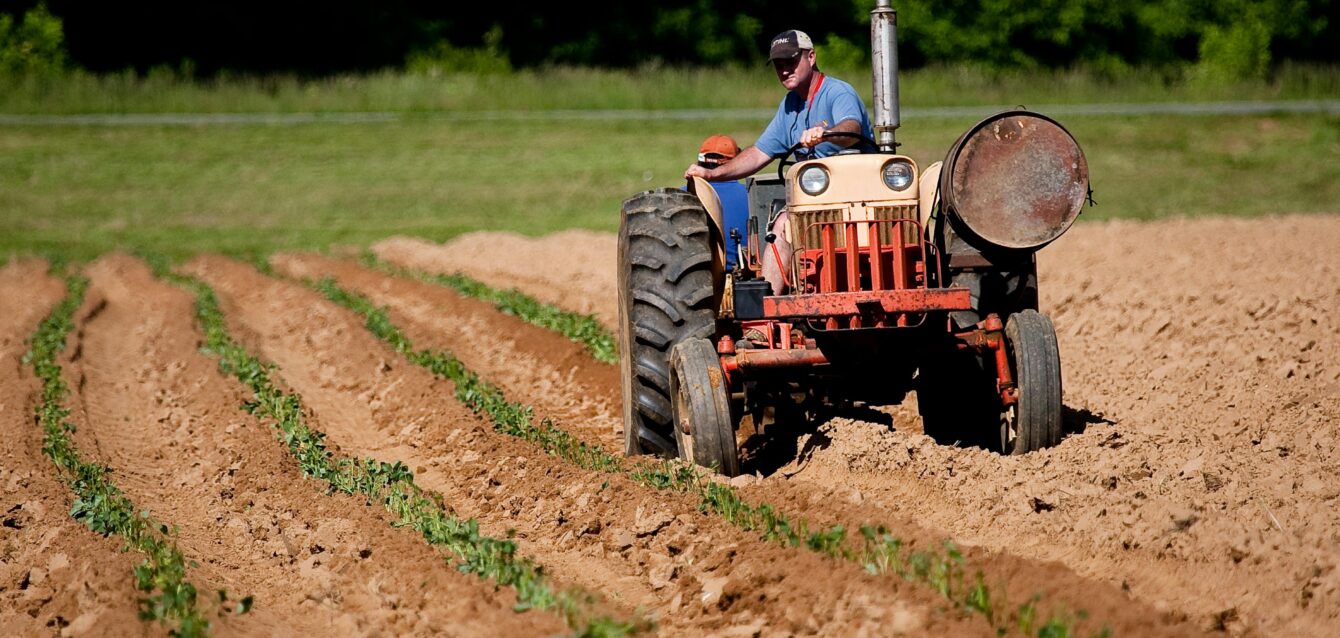 Photo by Mark Stebnicki: https://www.pexels.com/photo/man-riding-red-tractor-on-field-2252618/